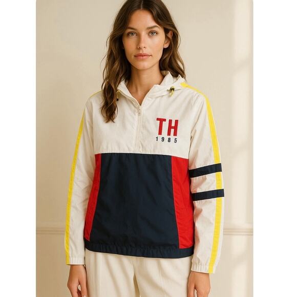 Tommy Hilfiger 1985 Yacht Sailing Classic 90s Preppy Jacket Medium - Picture 1 of 12